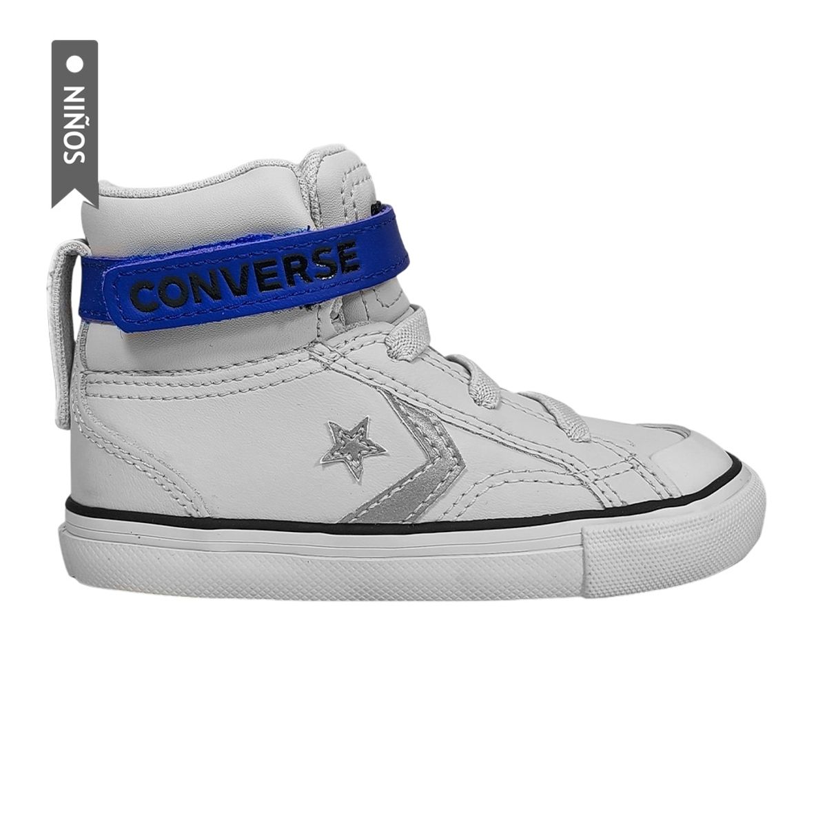 CONVERSE - Tenis Converse Botas Pro Blaze Strap Infantes-Gris Claro