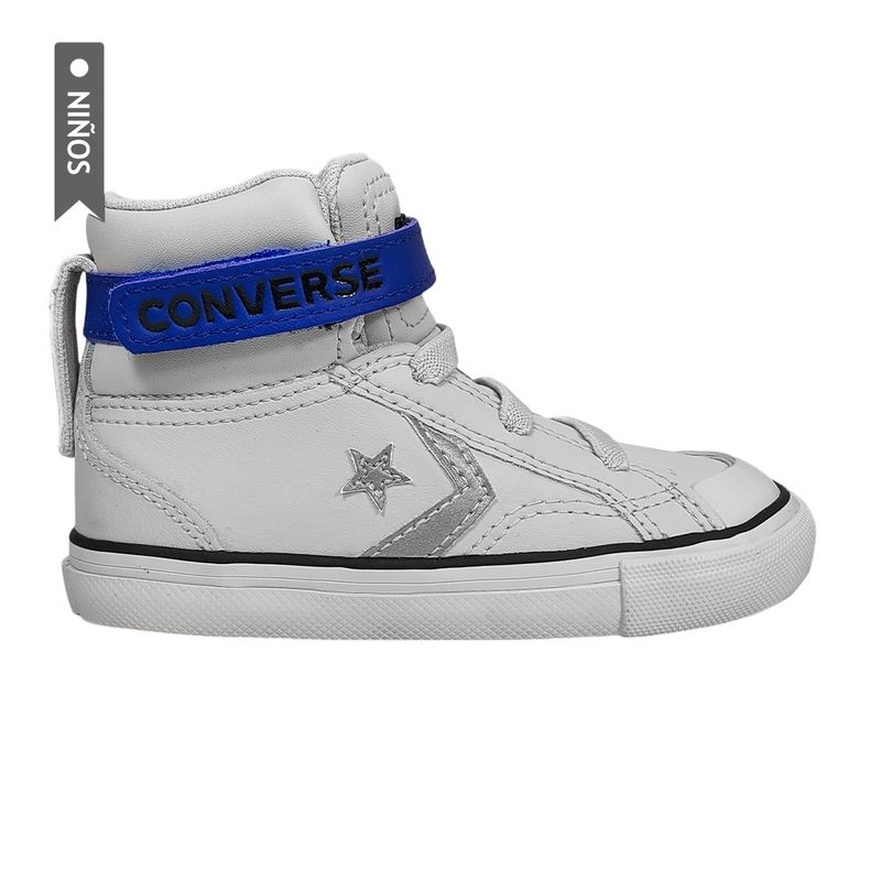 CONVERSE - Tenis Converse Botas Pro Blaze Strap Infantes-Gris Claro