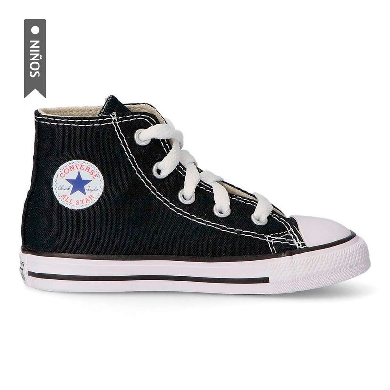 CONVERSE - Tenis Converse Botas Chuck Taylor All Star Infantes-Negro