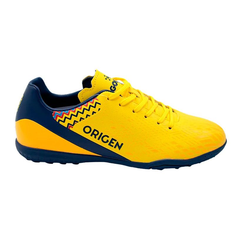 GOLTY - Zapatilla Turf Pro Golty Origen-Amarillo/Azul