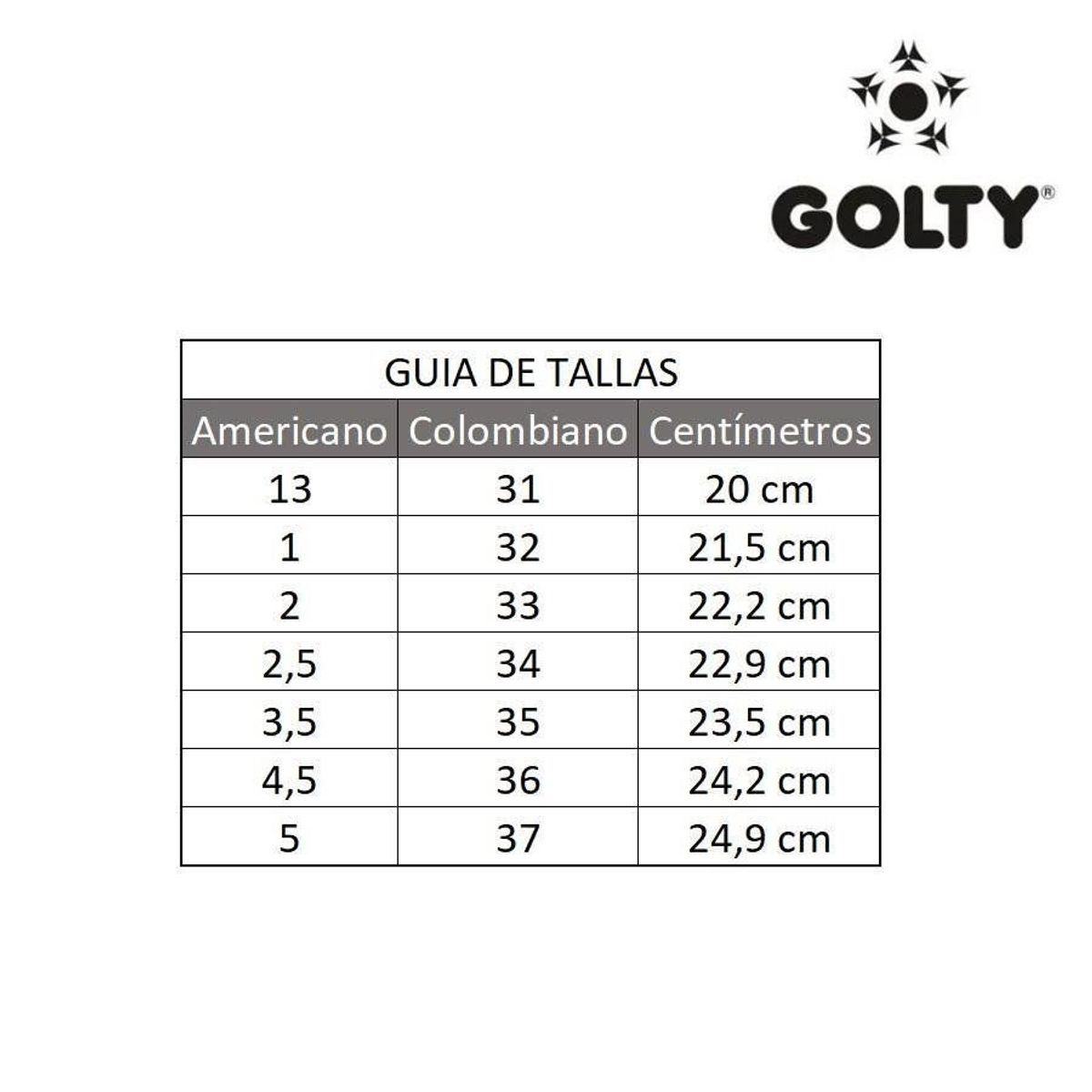 GOLTY - Guayo Golty Formacion Shock Niños-Blanco