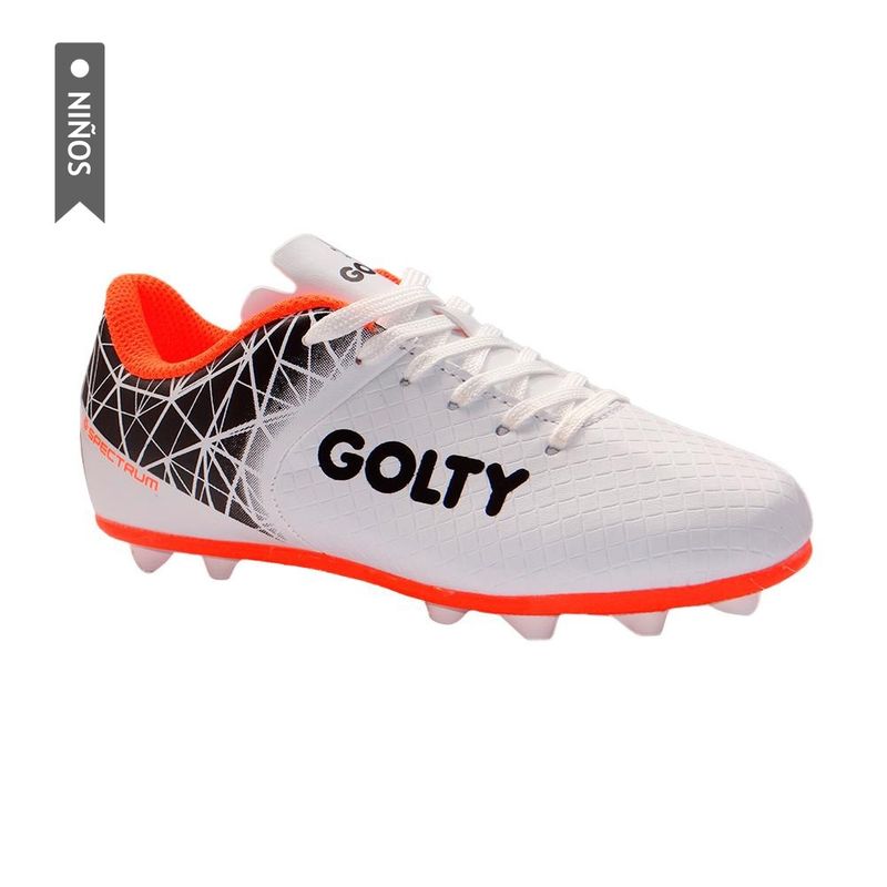 GOLTY - Guayos Golty Pro Spectrum Formacion Niño-Blanco/Negro