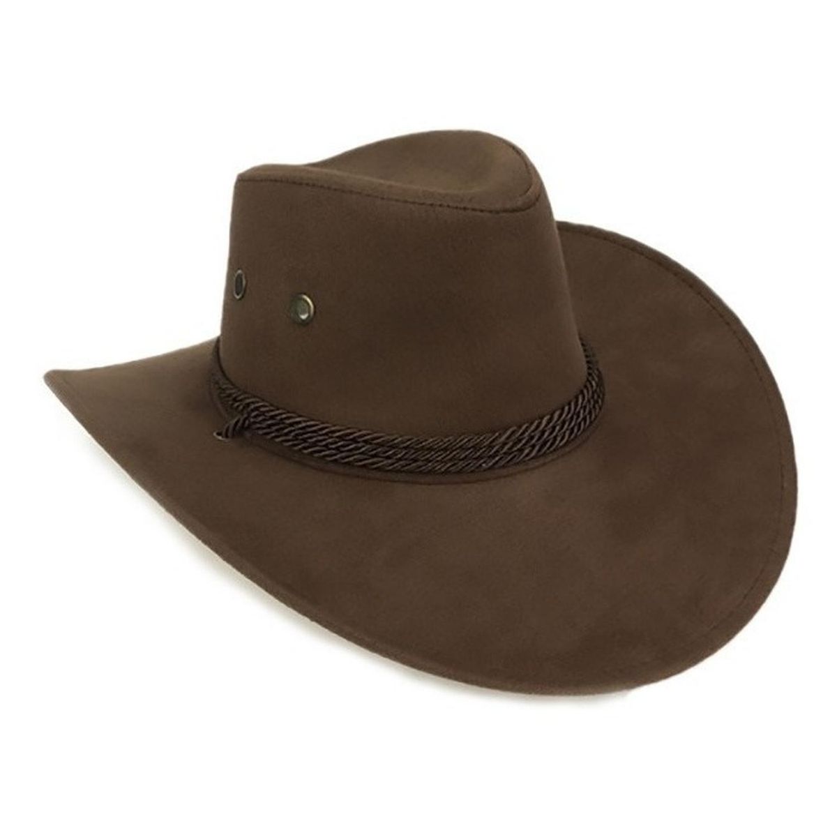 VELBROS - Sombrero Vaquero Texano Llanero Norteño Hombre Mujer Sol - Cafe