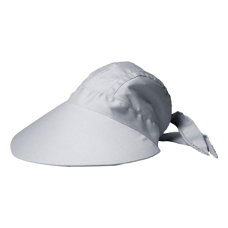 VELBROS - Gorra Visera Jardin Cachucha Ala Ancha Mujer Dama Pava - Gris