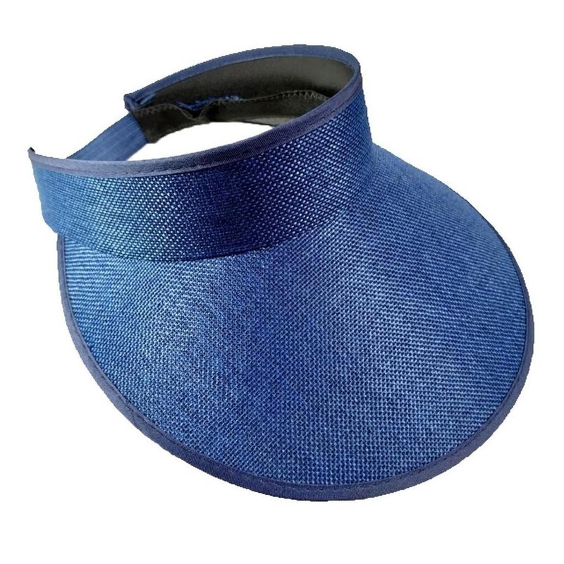 VELBROS - Gorra Visera Pava Cachucha Ala Ancha Deporte Sol - Azul oscuro