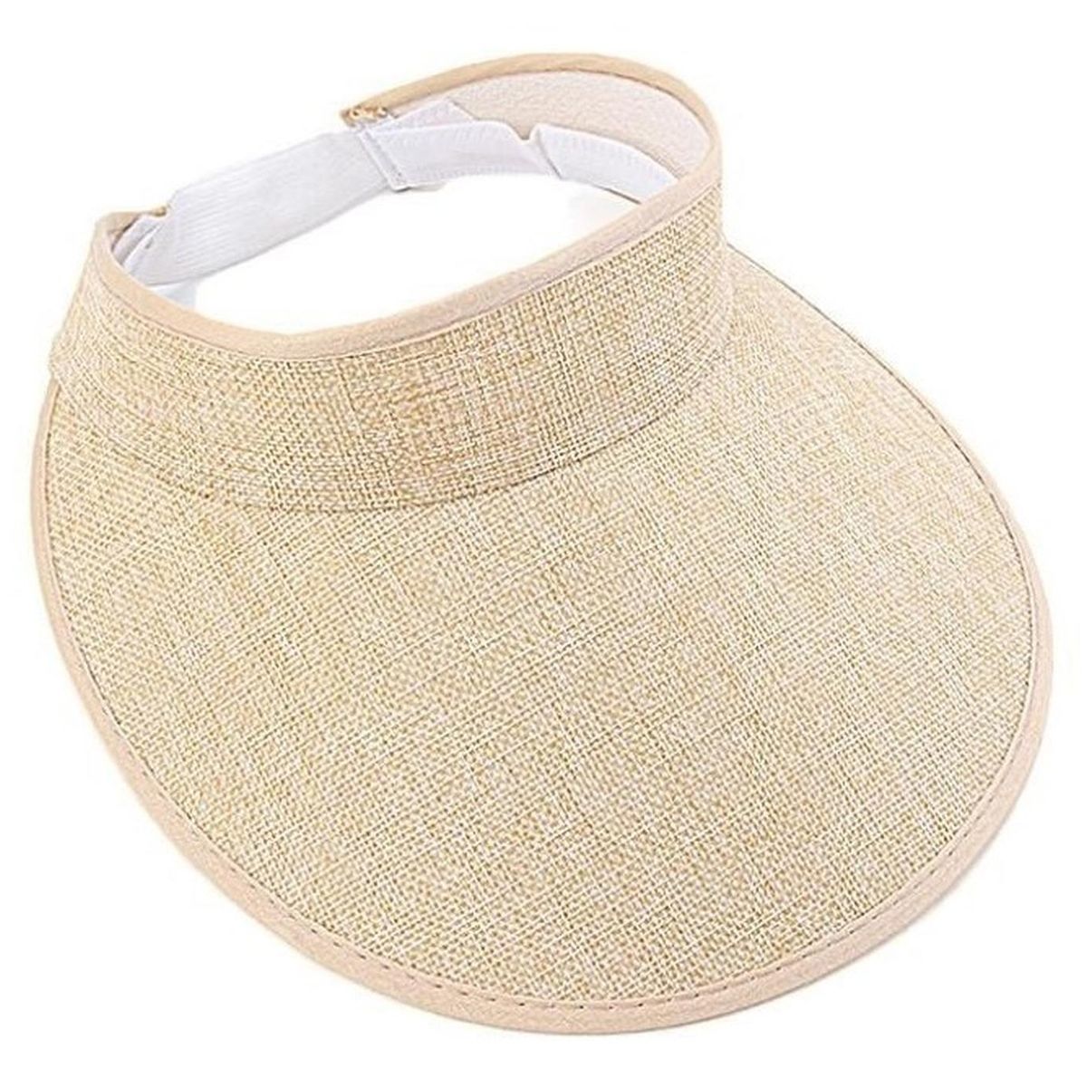 VELBROS - Gorra Visera Pava Cachucha Ala Ancha Deporte Sol - Beige