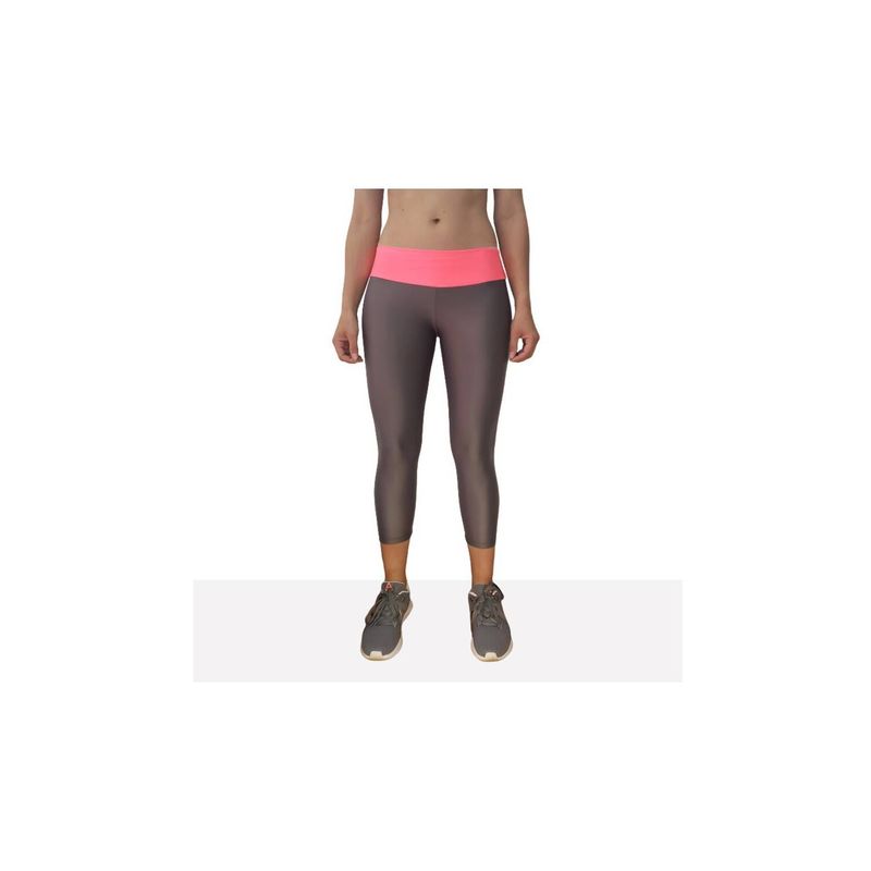 TYKHE - Capri Deportivo Mujer Tykhe Rosa Gris Oscuro