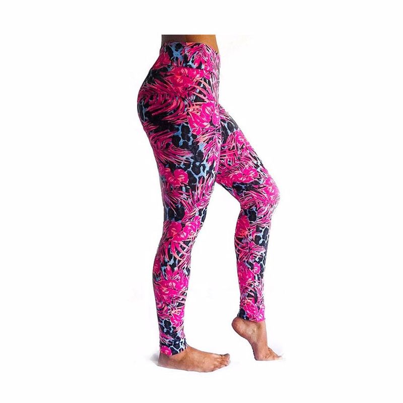 TYKHE - Leggings Deportivo Tobillero Estampado Mujer Tykhe Jana Fucsia