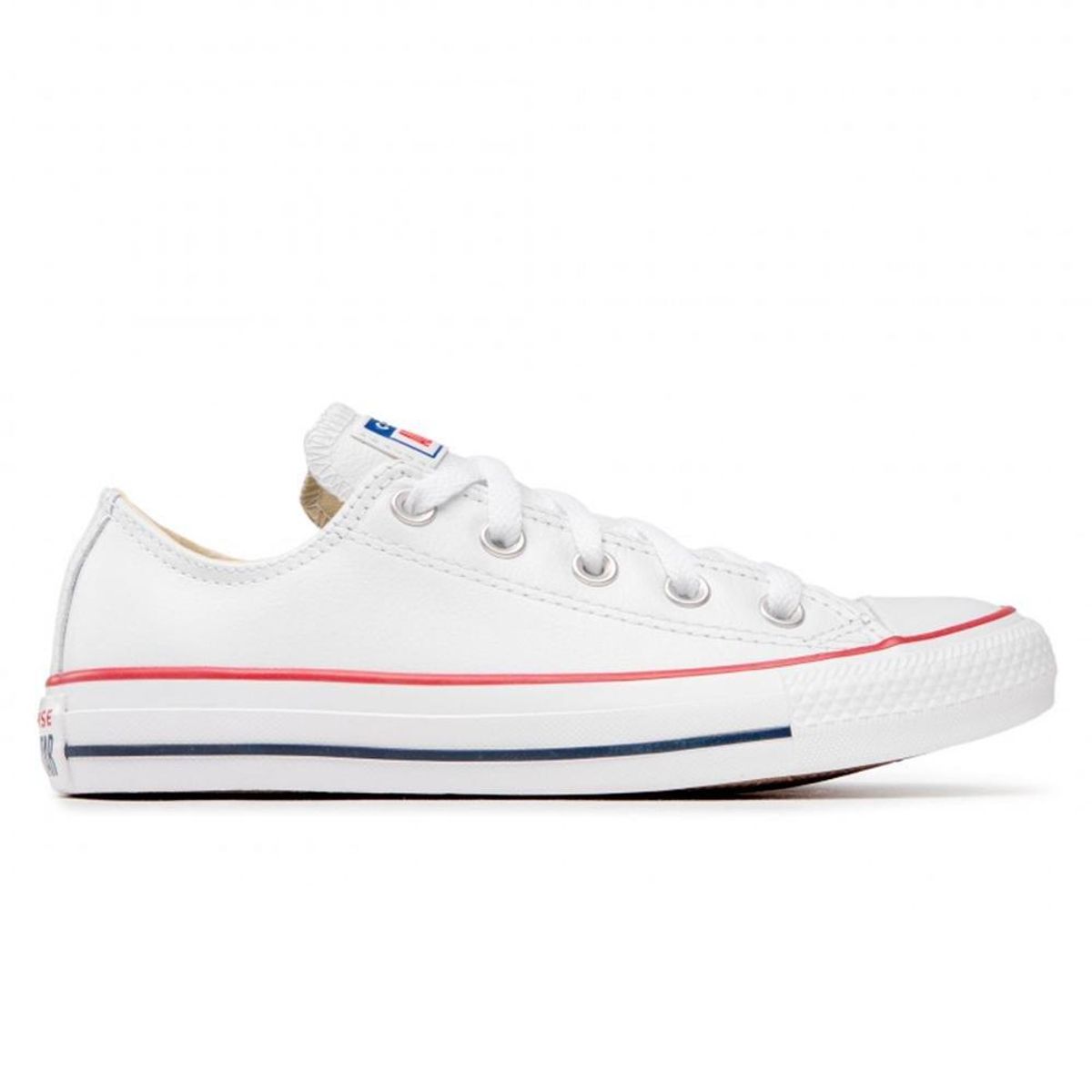 CONVERSE - Tenis Converse Chuck Taylor All Star Cuero Unisex-Blanco