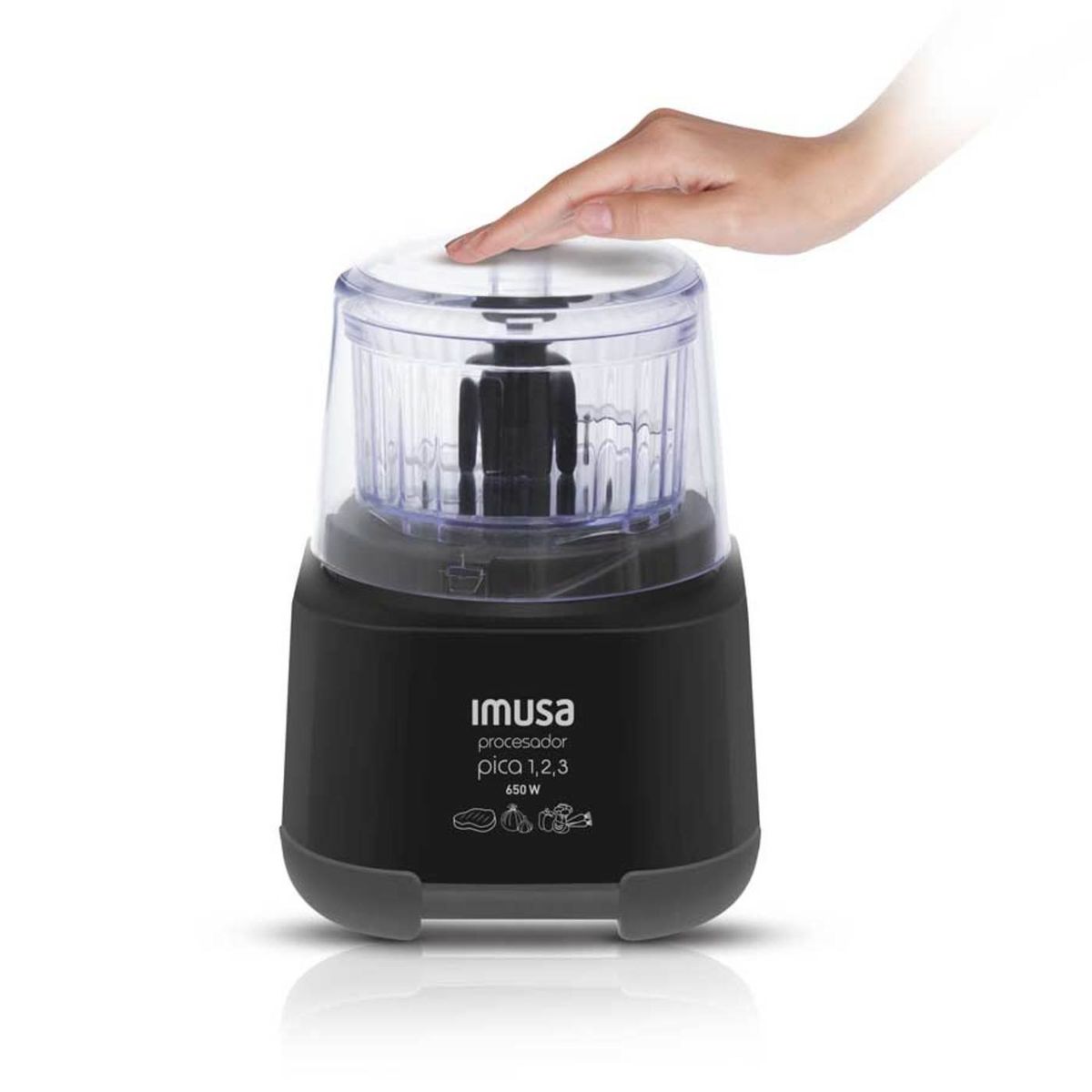 IMUSA - Procesador IMUSA Picatodo 123 Negro 650 Watts