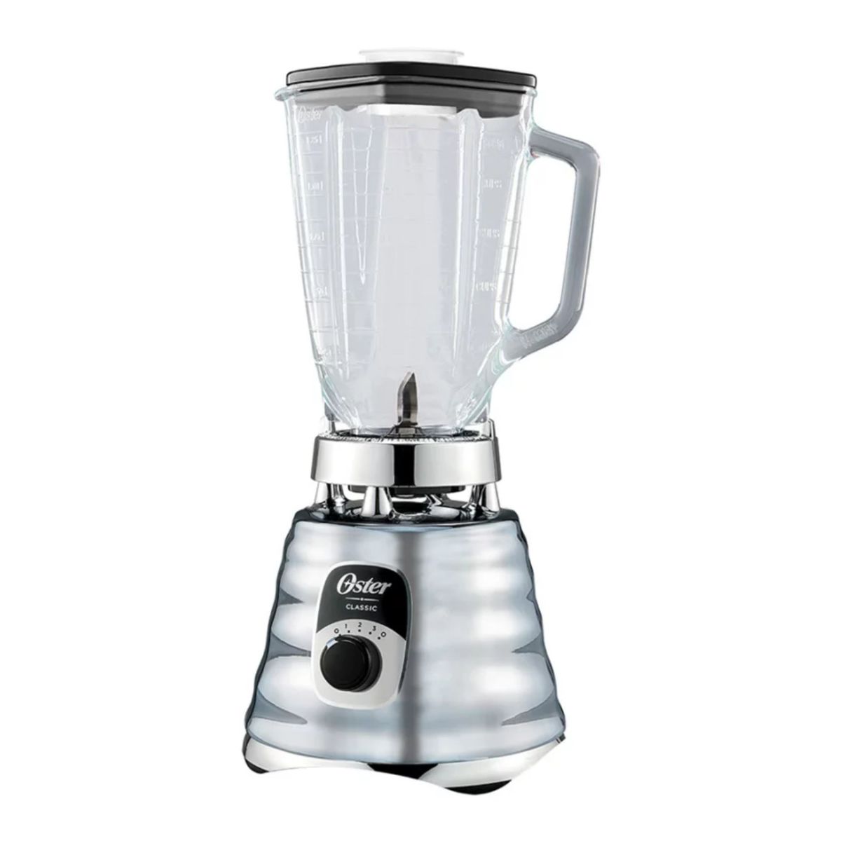 OSTER - Licuadora Clásica OSTER Control Perilla 3Vel 125Lt 700W Cromada.