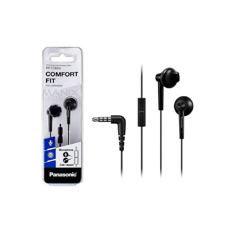 PANASONIC - Audifonos Panasonic TCM55 Negro