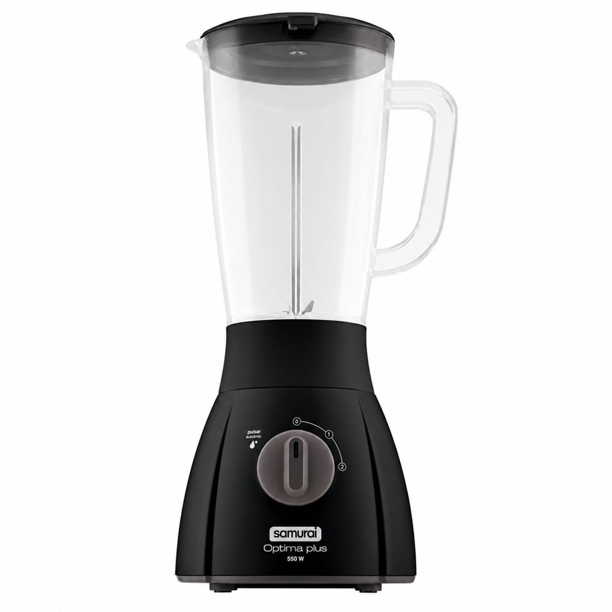 SAMURAI - Licuadora Samurai Optimix 2 Litros 2 Velocidades  Negro.