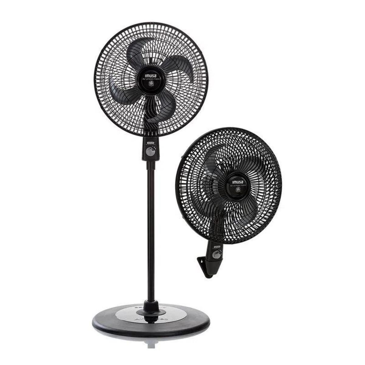 SAMURAI - Ventilador Samurai Air Protec Maxx 2 En 1 Pie y pared Negro 16