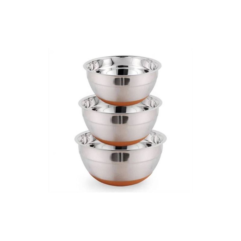 HOME ELEMENTS - Set X3 Bowls Home Elements inoxidable