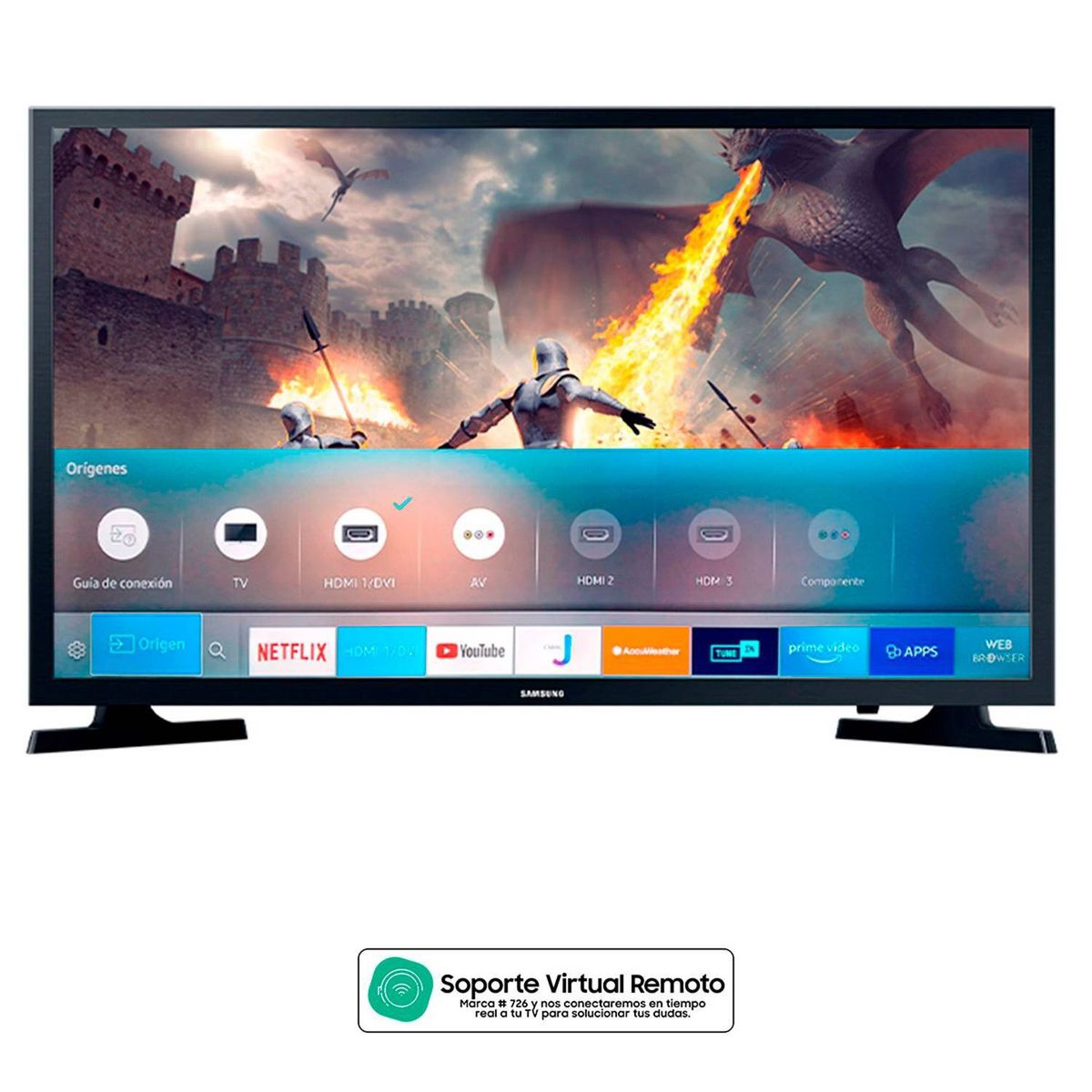 SAMSUNG - Televisor Samsung 32 Pulgadas HD Smart TV UN32T4300