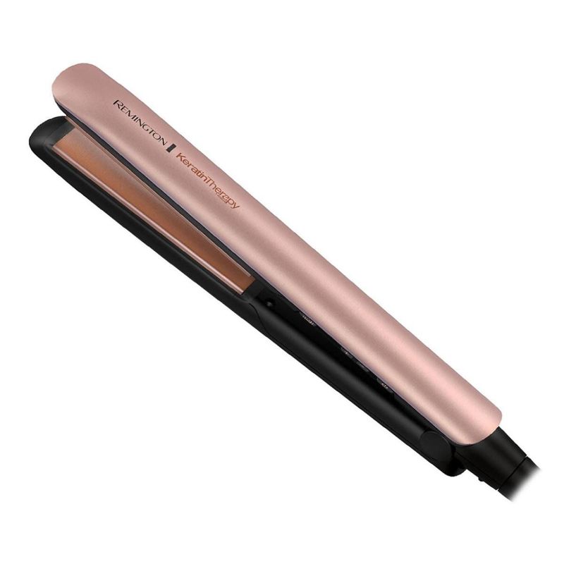 REMINGTON - Plancha de Cabello Keratina Remington S8599  Rosada