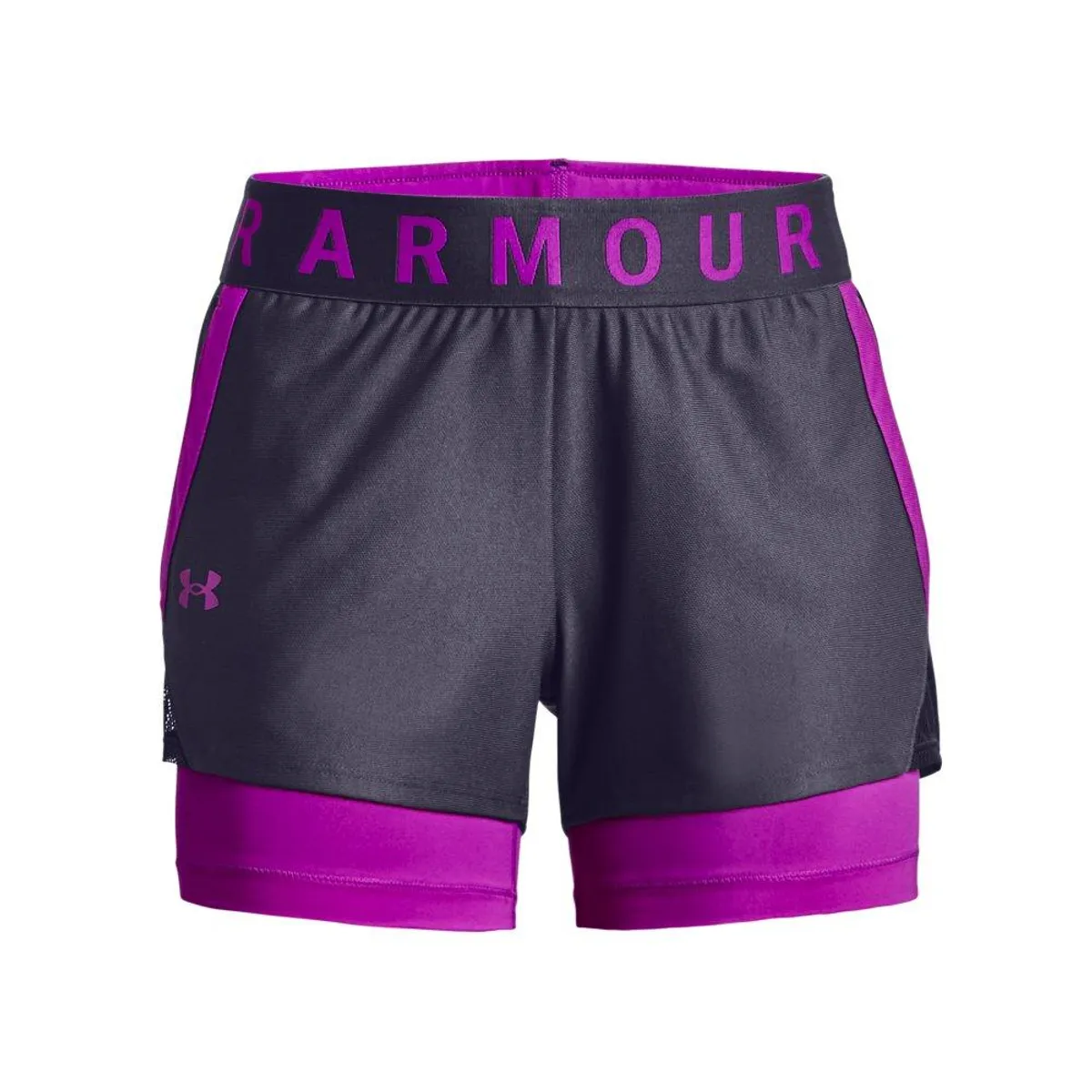 UNDER ARMOUR - Short Under Armour Play Up 2 En 1  Mujer-Gris