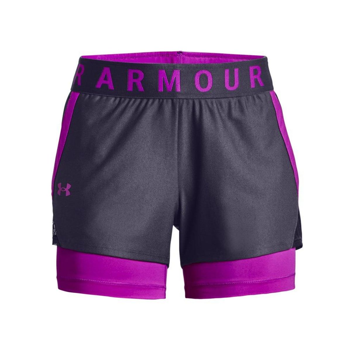 UNDER ARMOUR - Short Under Armour Play Up 2 En 1  Mujer-Gris