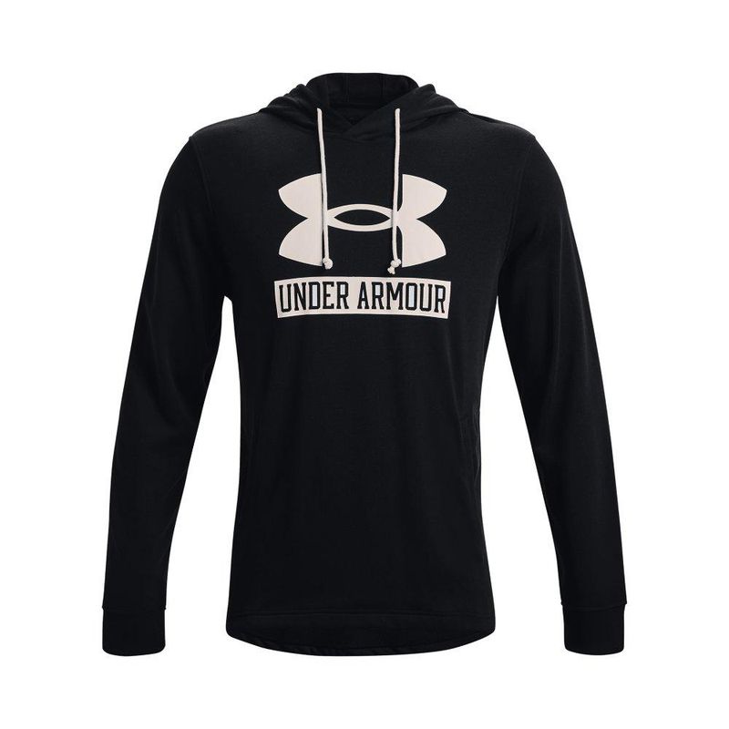 UNDER ARMOUR - Hoodie Under Armour Rival Logo-Negro