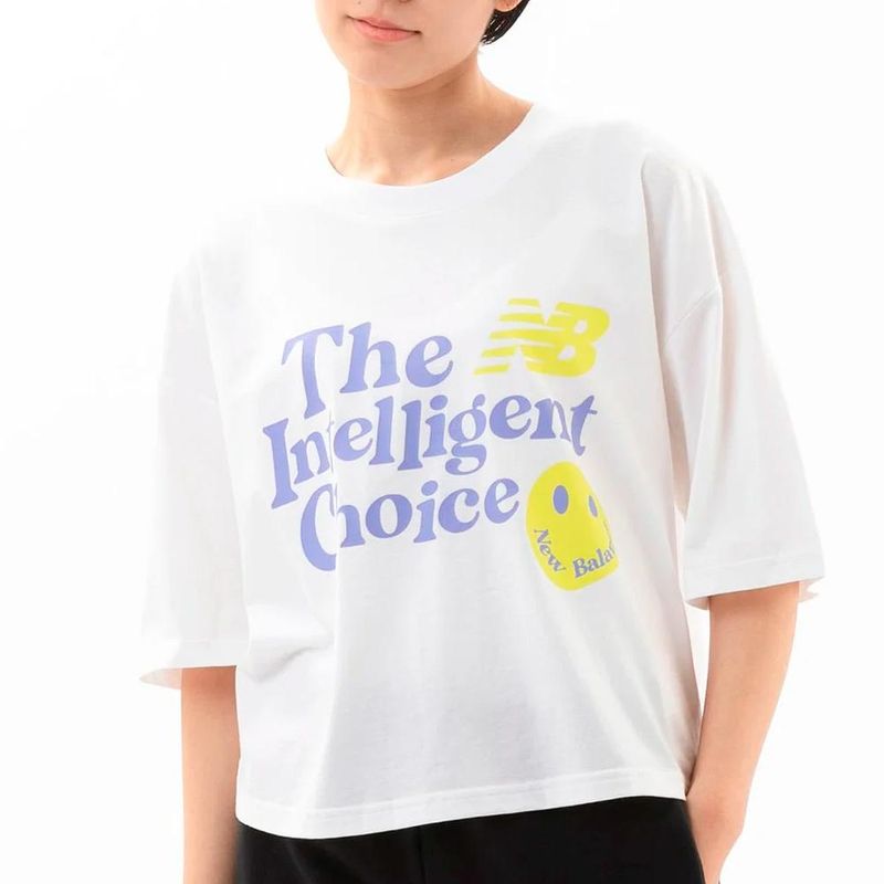 NEW BALANCE - Camiseta New Balance Essentials Endless Dayz Mujer-Blanco