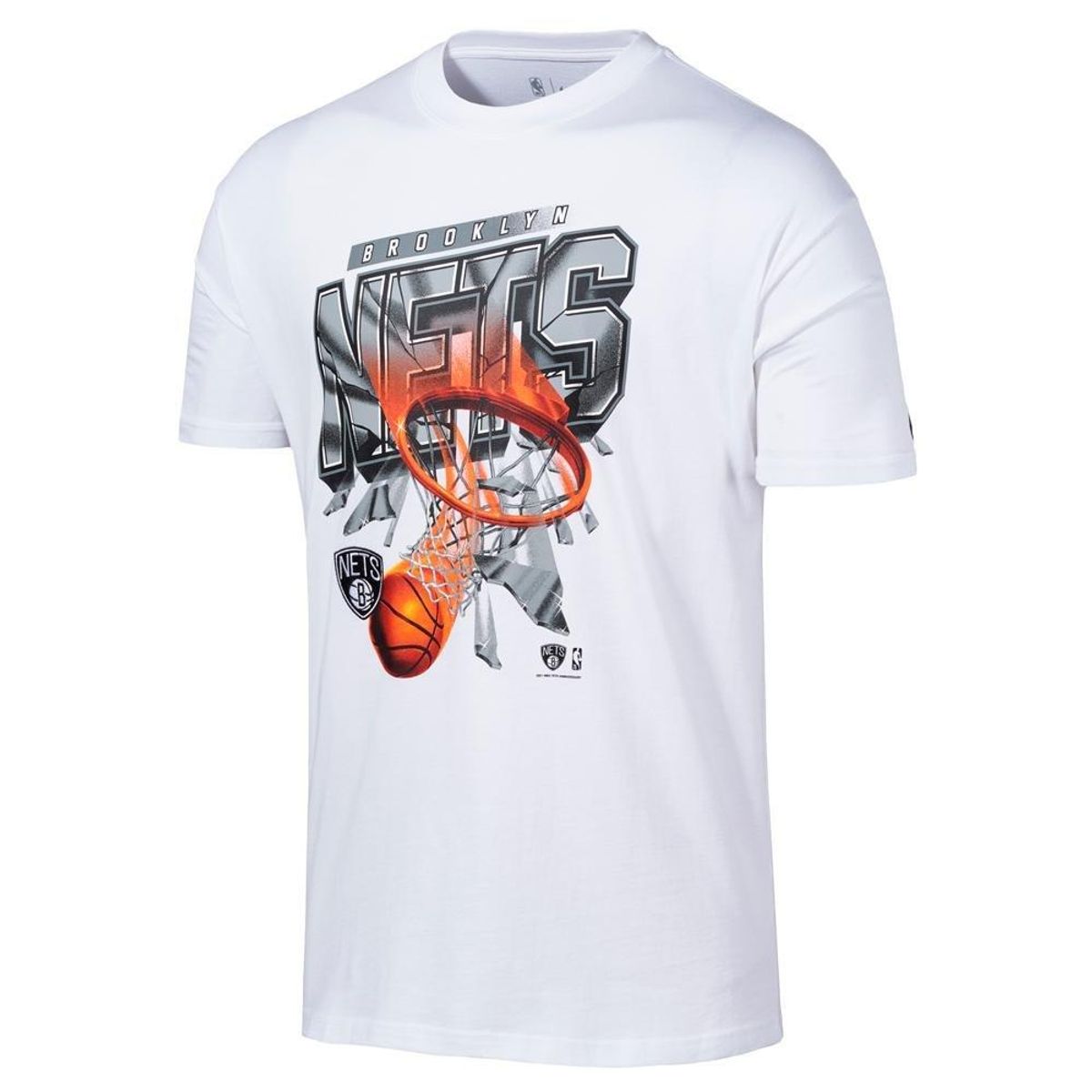 NIKE - Camiseta Nike Brooklyn Nets Nba-Blanco