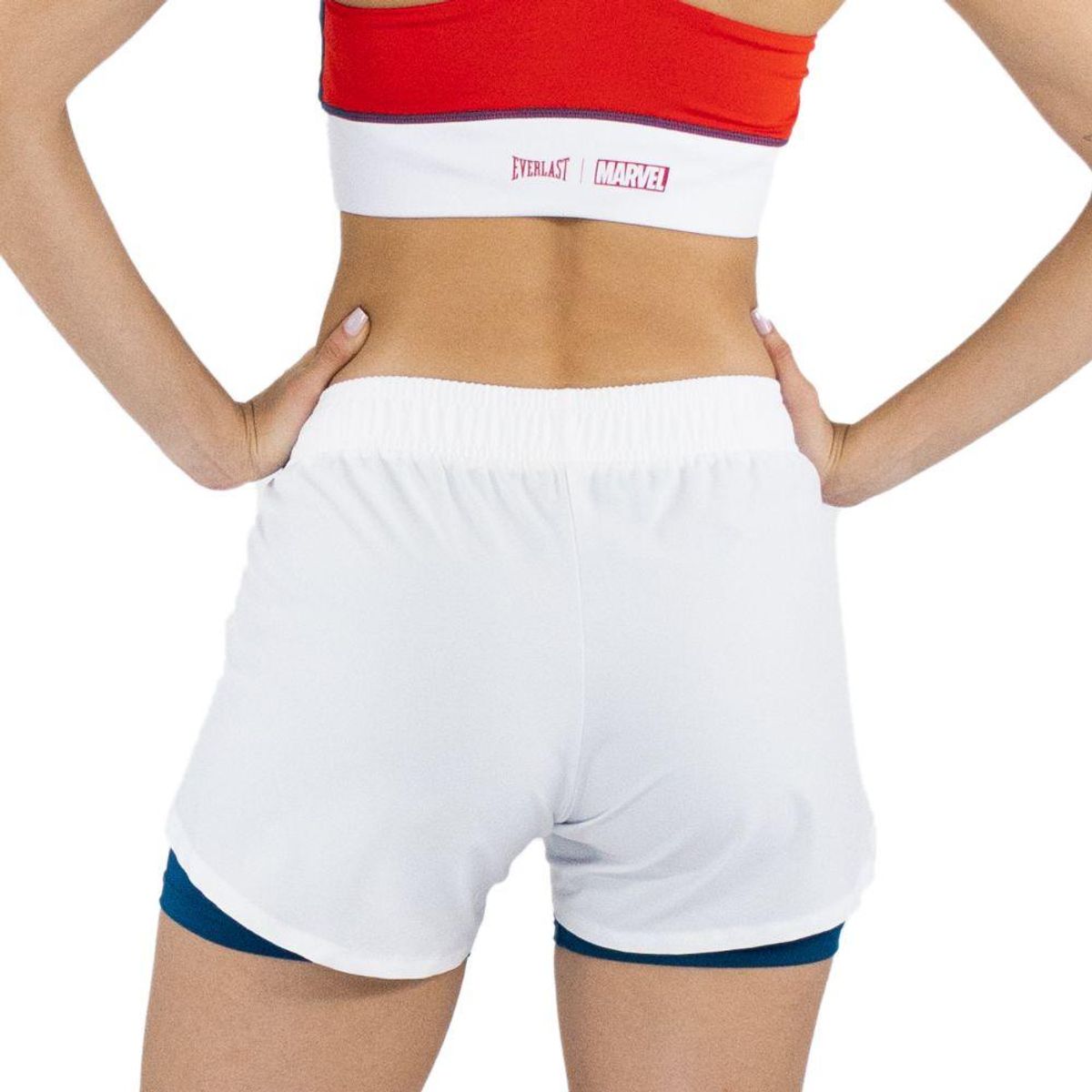 EVERLAST - Short Everlast Captain America Mujer-Blanco