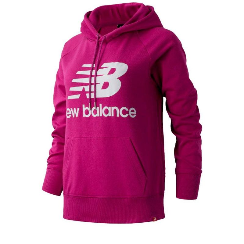 NEW BALANCE - Hoodie New Balance Essentials Para Mujer-Fucsia