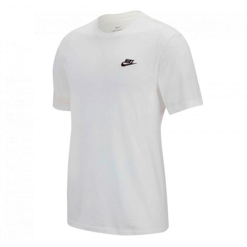 NIKE - Camiseta Nike Sportswear Club-Blanco/Negro