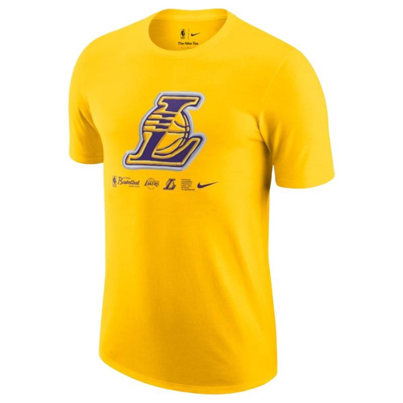 NIKE - Camiseta Nike Lakers Logo-Amarillo