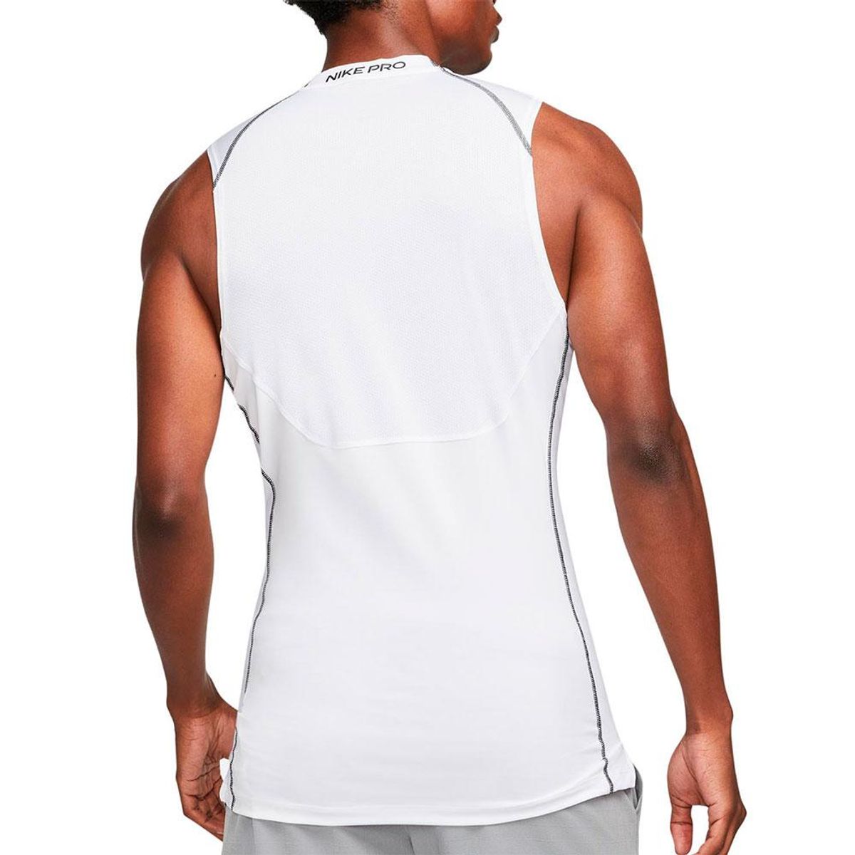 NIKE - Camiseta Esqueleto Nike Pro Dri-Fit-Blanco