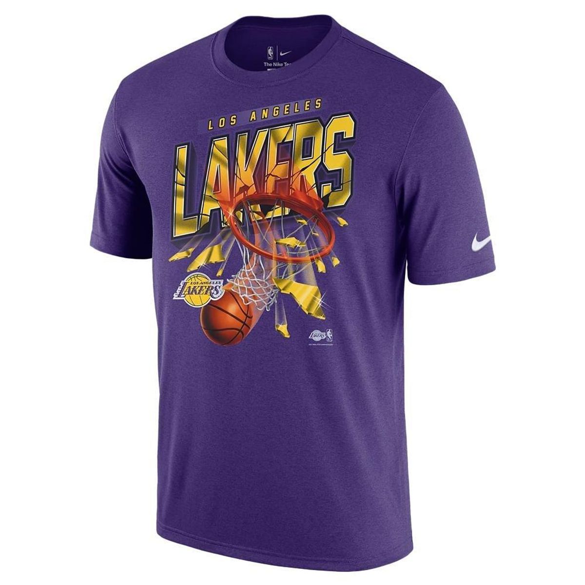 NIKE - Camiseta Nike Los Angeles Lakers Courtside Nba-Violeta