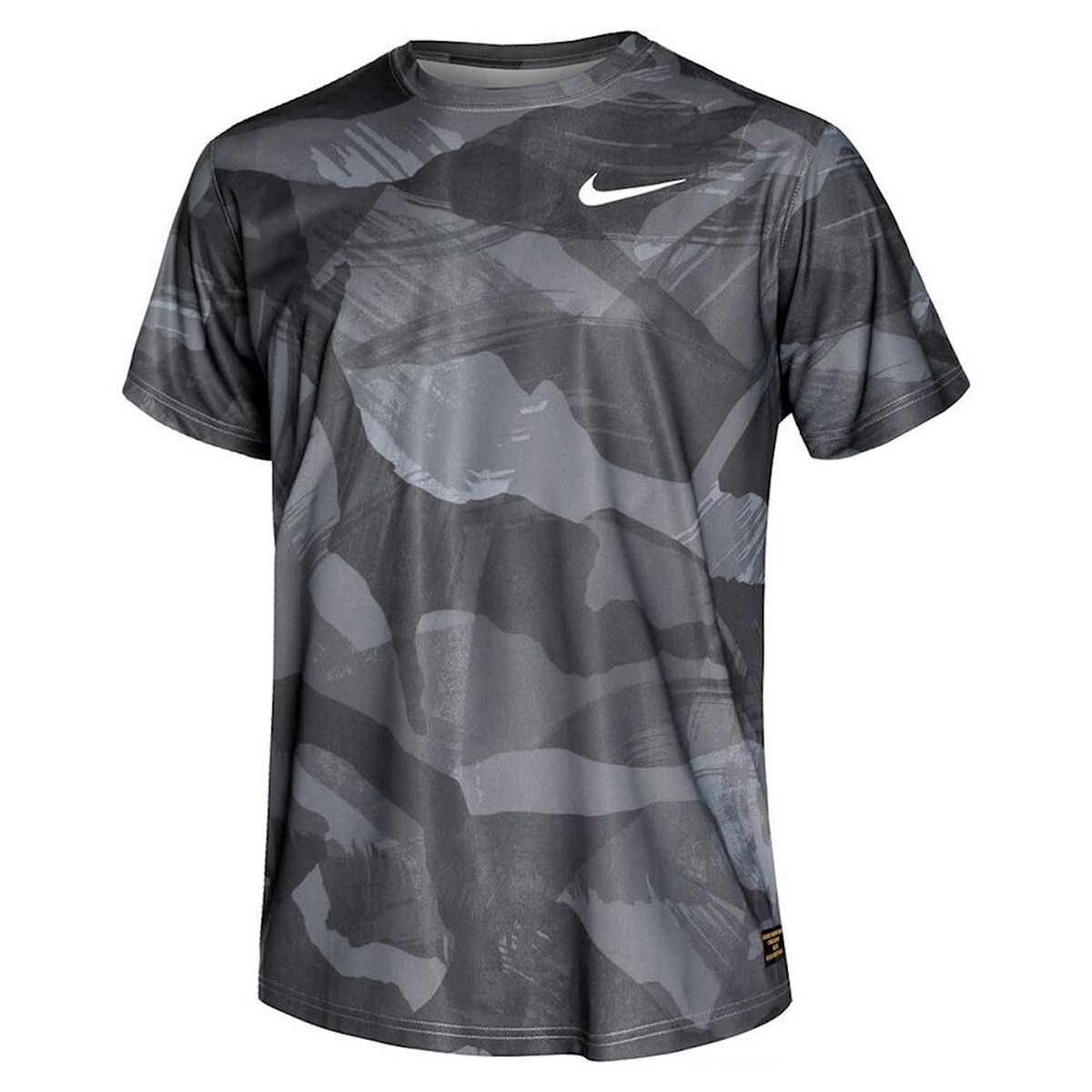 NIKE - Camiseta Nike Dri-Fit Camuflado Hombre-Negro