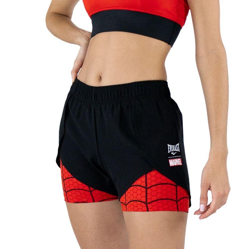 EVERLAST - Short Everlast Spiderman Mujer-Negro