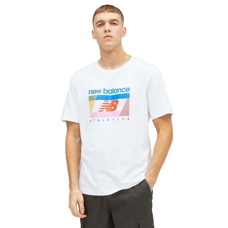 NEW BALANCE - Camiseta New Balance Athletics Amplified Para Hombre-Blanco