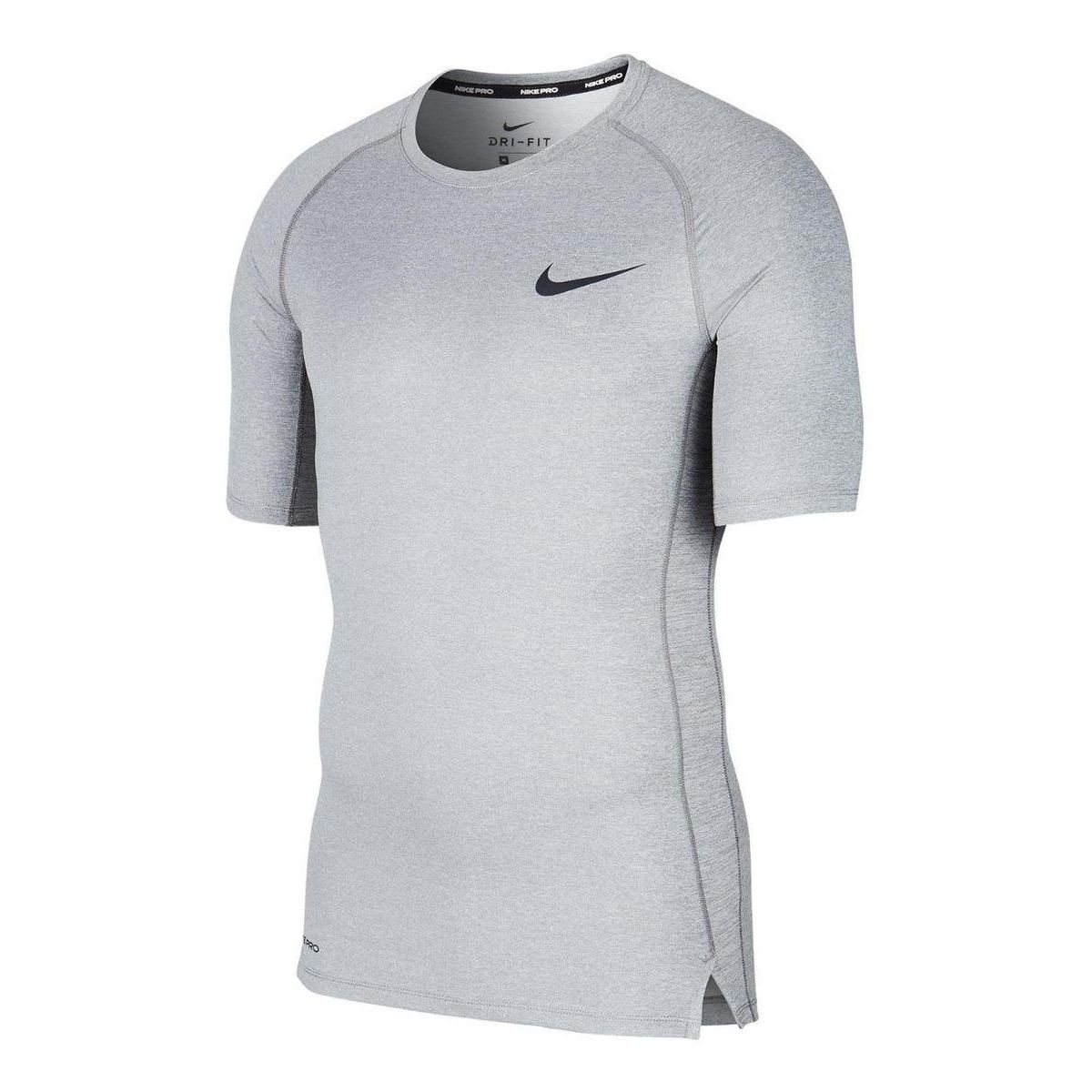 NIKE - Camiseta Nike Pro Para Hombre-Gris Claro