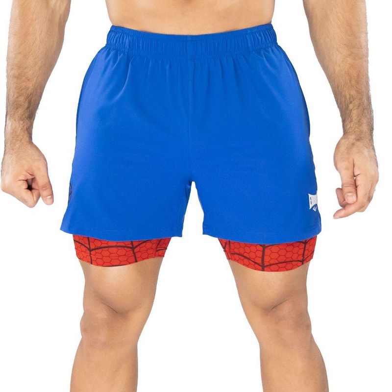 EVERLAST - Pantaloneta Everlast Dos En Uno Spiderman -Azul
