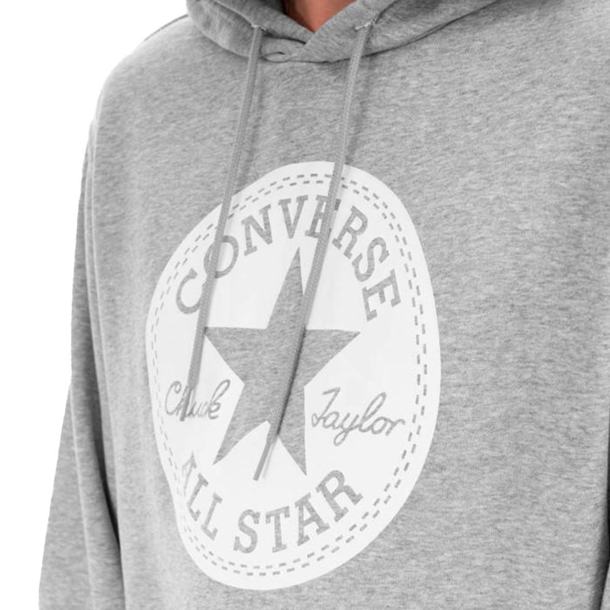 CONVERSE - Hoodie Converse Classic Po-Gris