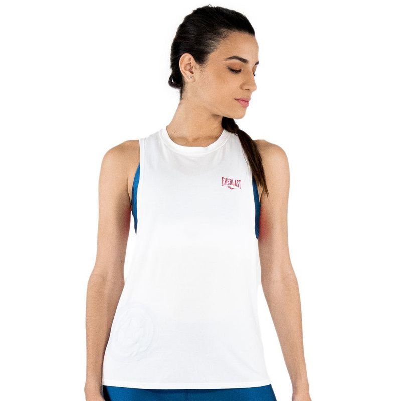 EVERLAST - Camiseta Esqueleto Everlast Captain America Mujer-Blanco