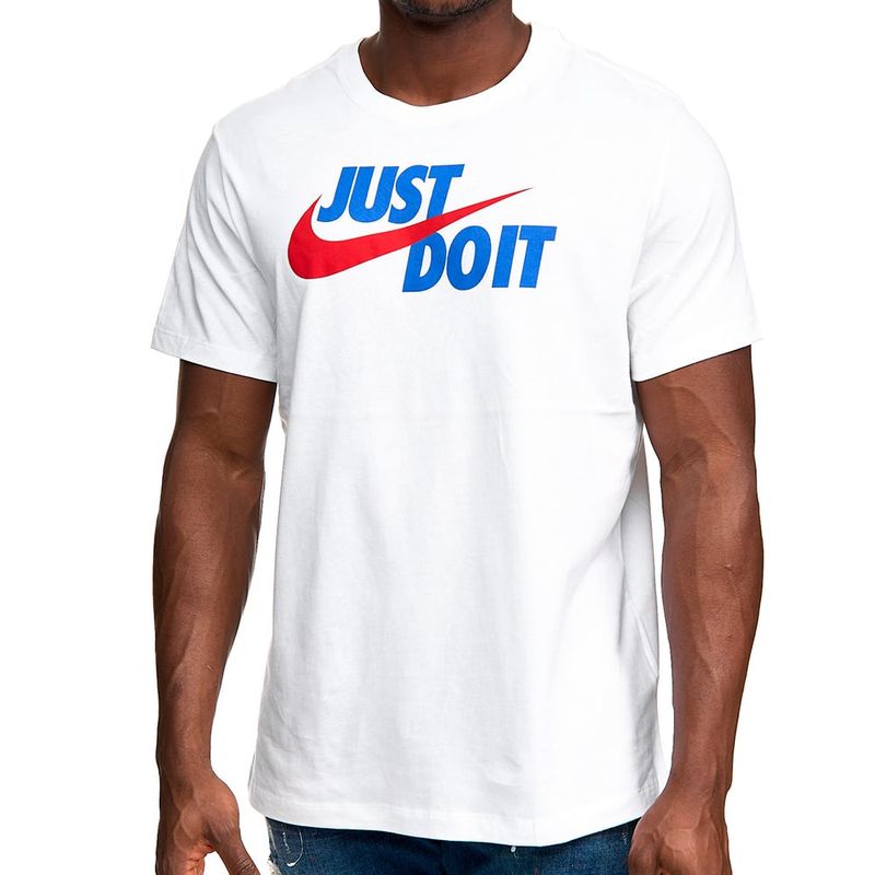 NIKE - Camiseta Nike Sportswear Jdi-Blanco/Rojo Azul