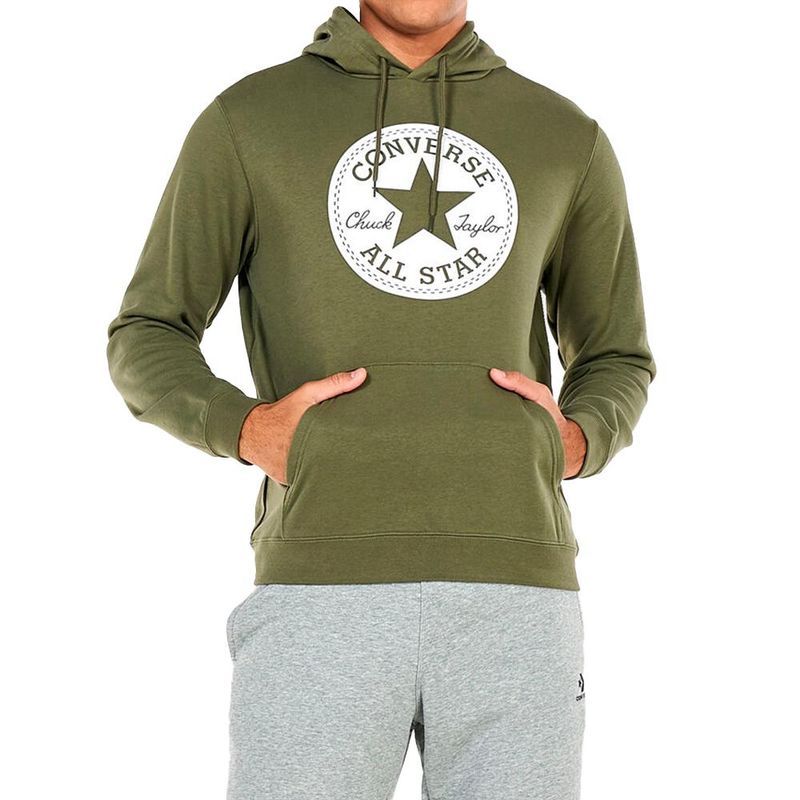 CONVERSE - Hoodie Converse Classic Po-Verde
