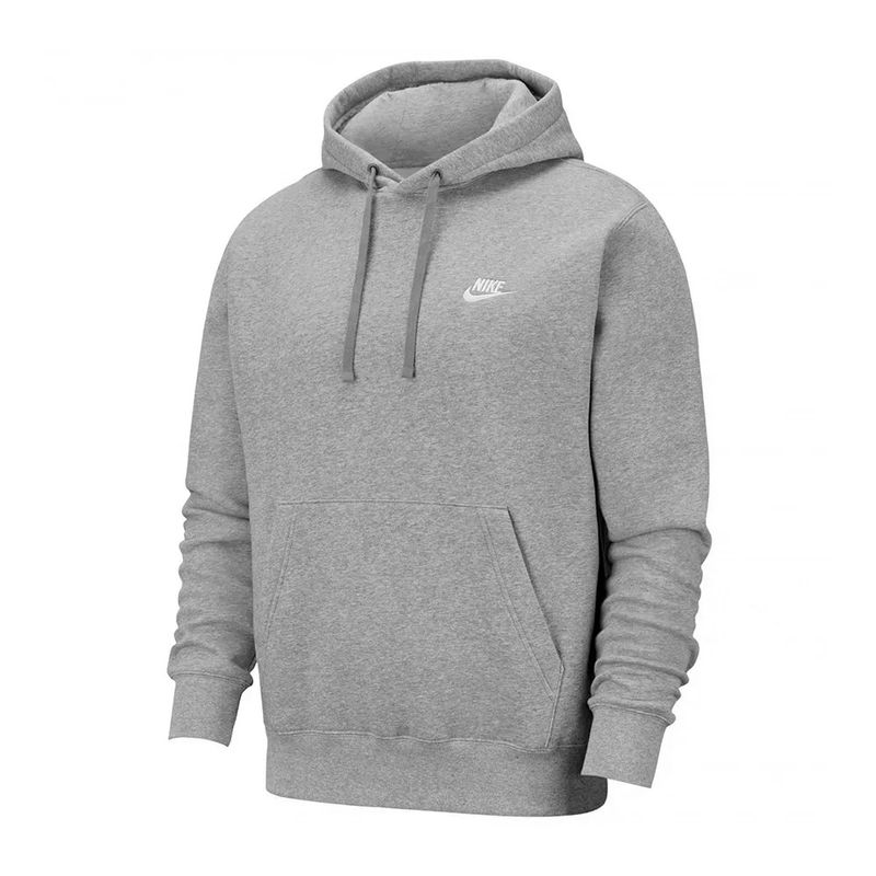 NIKE - Hoodie Nike Sportswear Club Para Hombre-Gris Claro