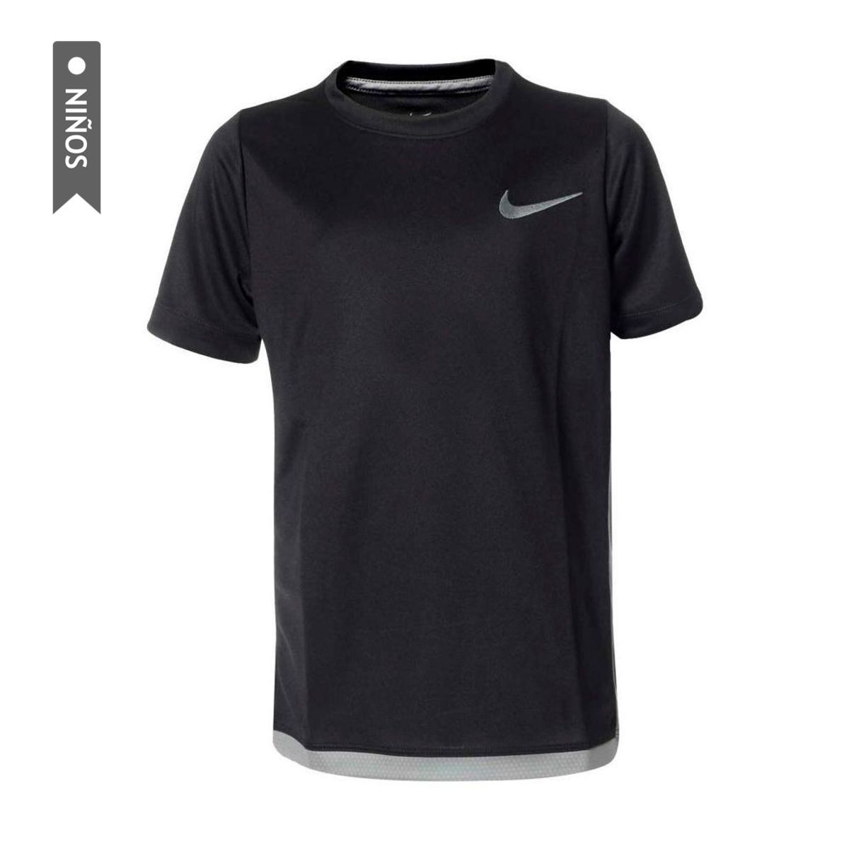 NIKE - Camiseta Nike Dry Fit Trophy Para Niños-Negro