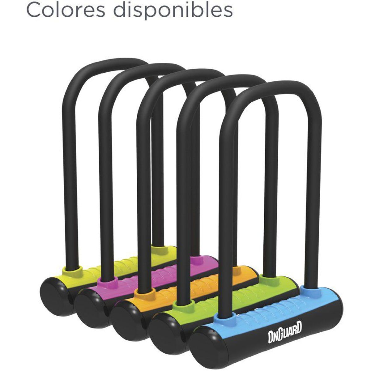 ONGUARD - Candado Seguridad en U para bicicleta Onguard Neon 8153