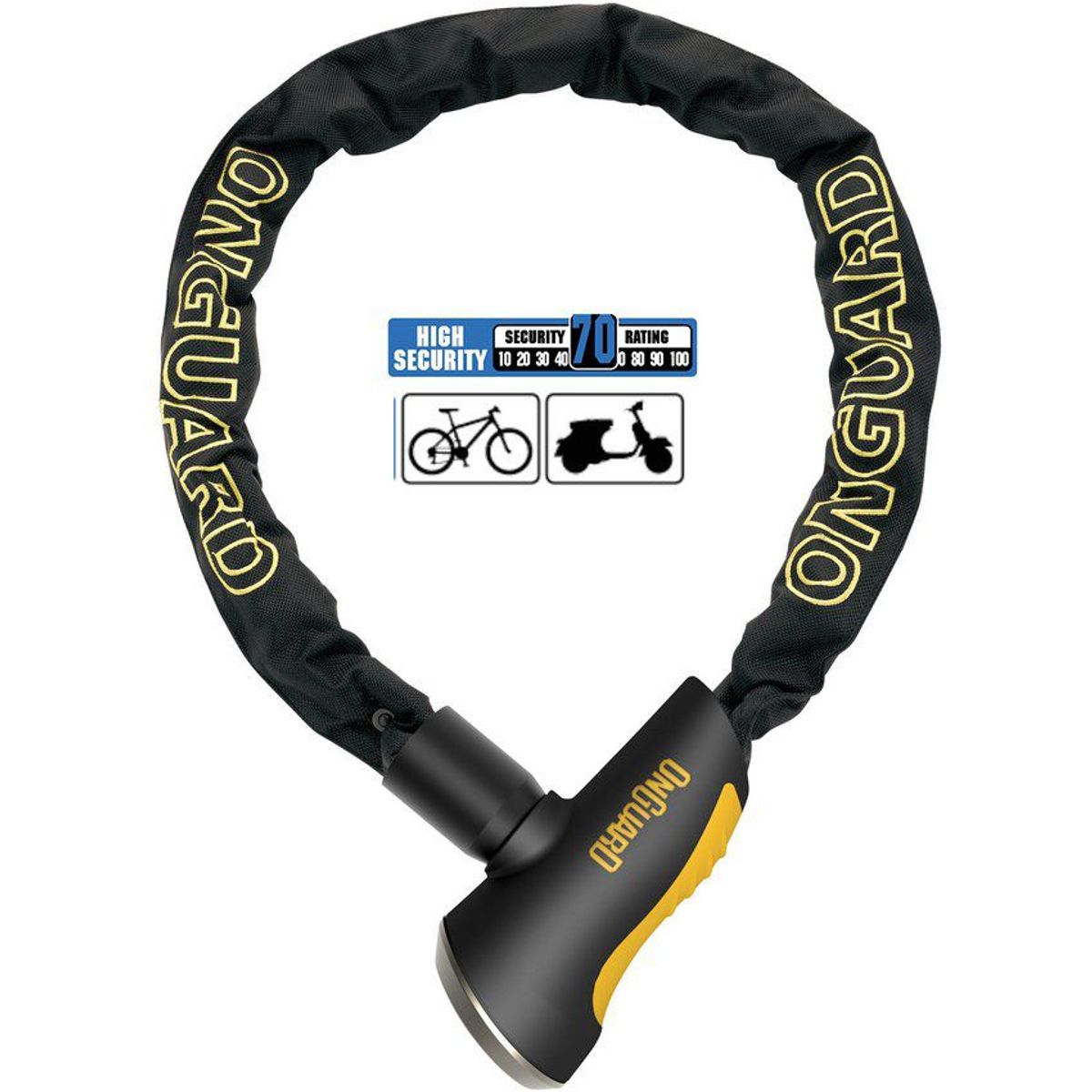 ONGUARD - Candado para bicicleta Onguard 8119 cadena+llave