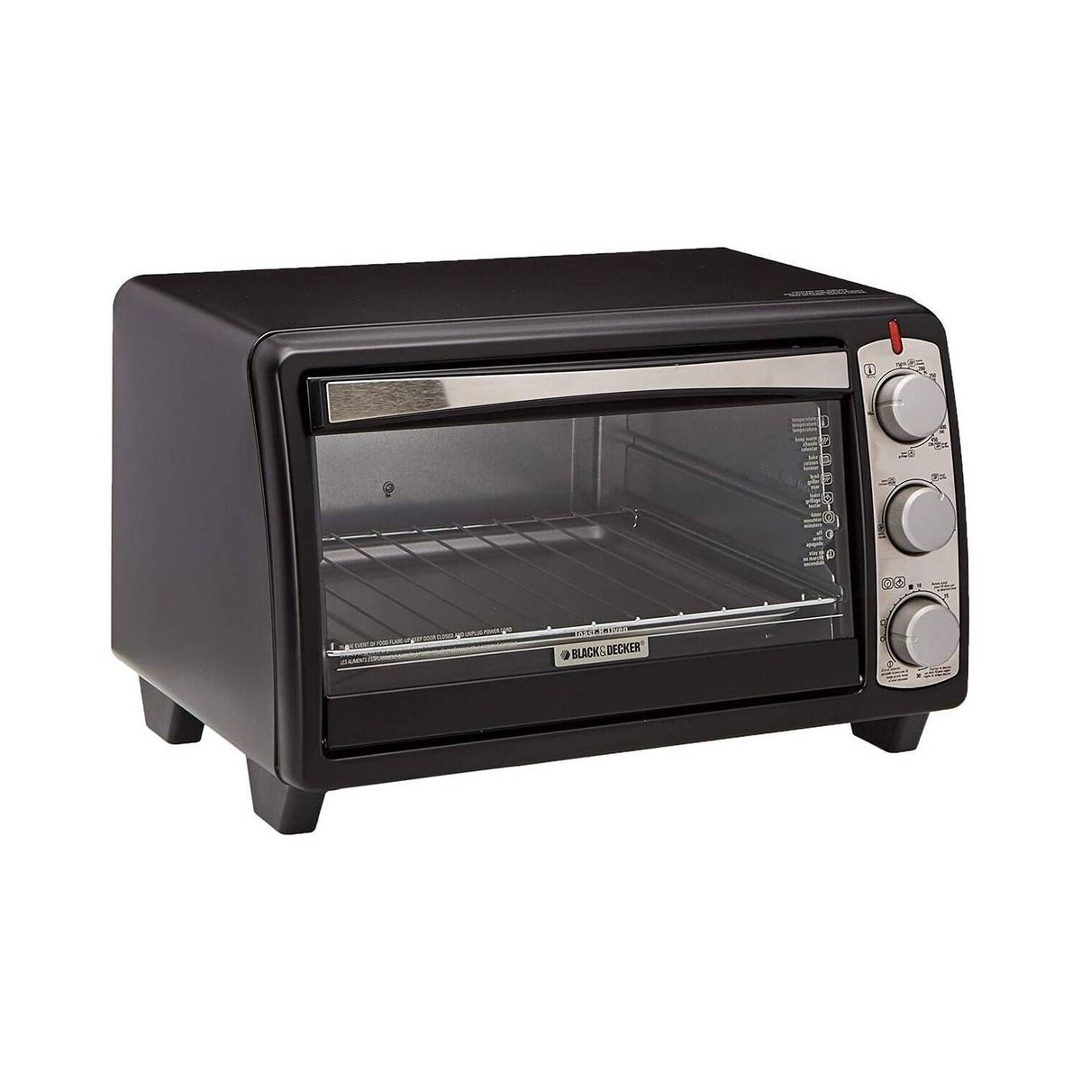 BLACK+DECKER - Horno tostador  BLACK + DECKER TO1940BD 14 Litros   Negro