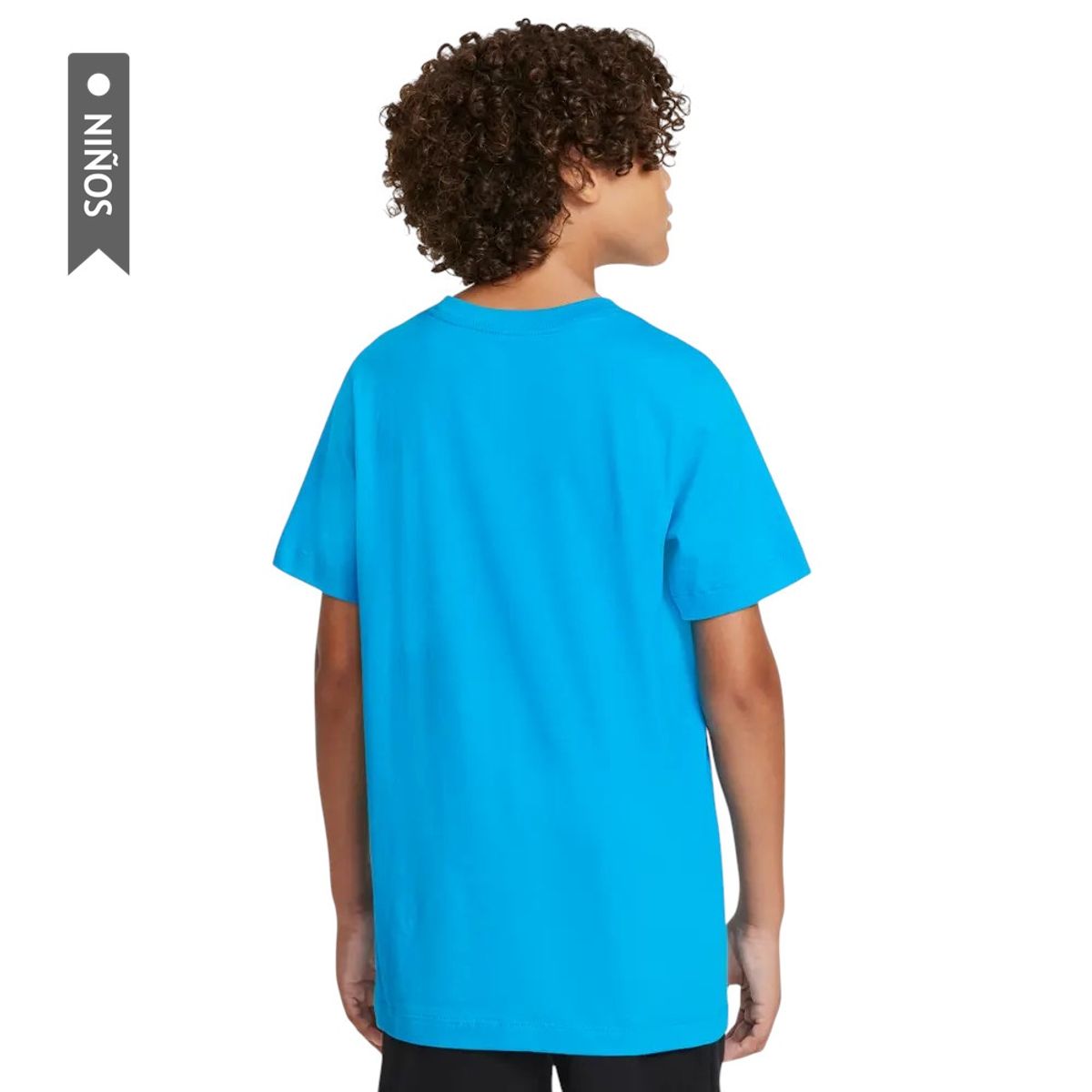 NIKE - Camiseta Nike Sportswear Just Do It Wash Para Niños-Azul