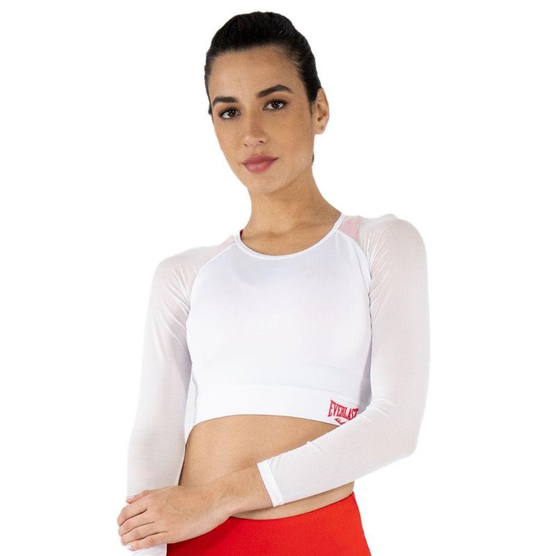 EVERLAST - Camiseta Top Everlast Everlast Spiderman Mujer-Blanco