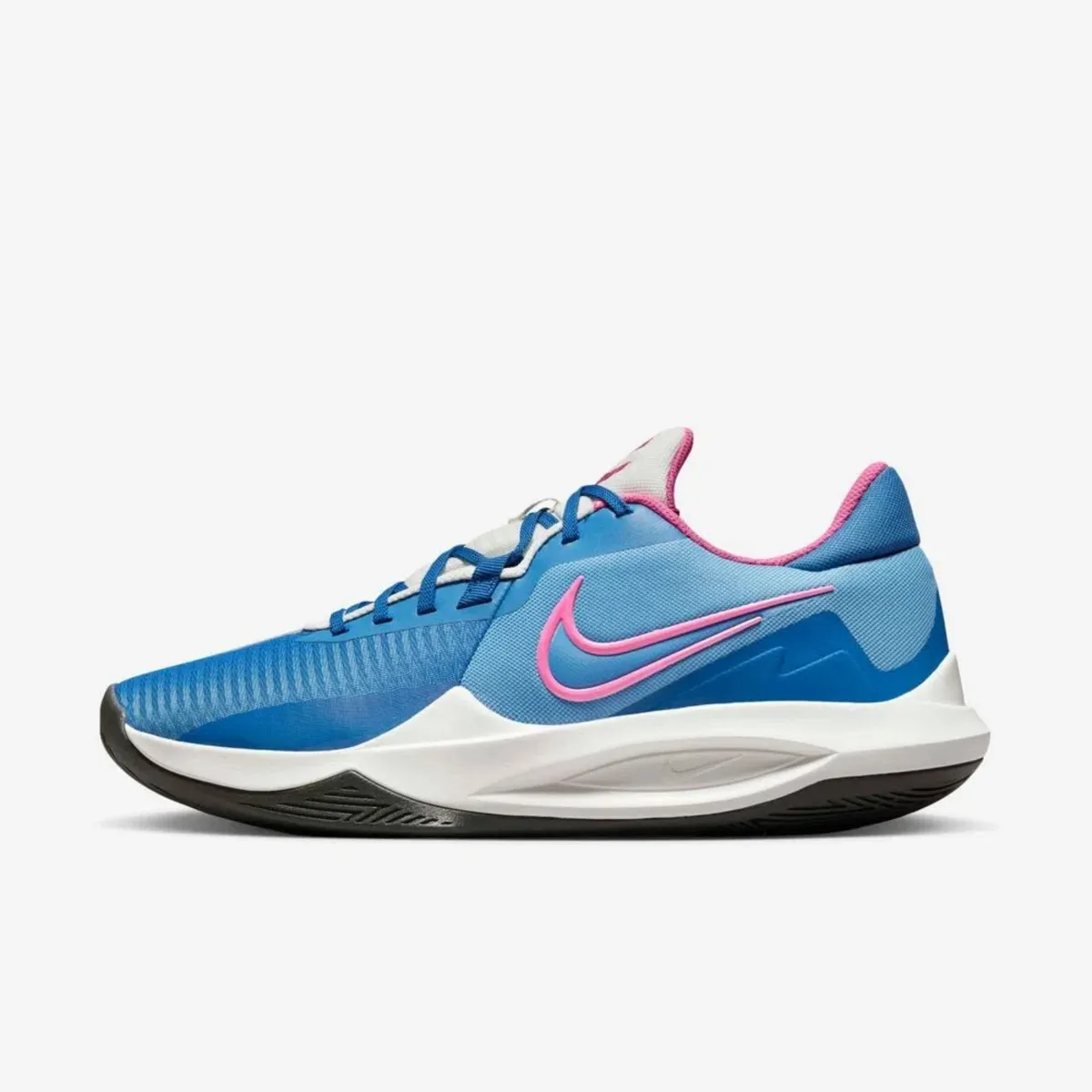 NIKE - Tenis Nike Precision VI Basketball DD9535‑400 Azul Hombre Cancha