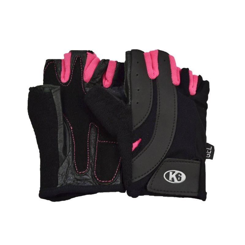 K6 - Guantes De Cuero Energetic Para Pesas Dama